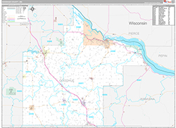 Goodhue County Wall Map Premium Style 2026