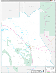 Graham County Wall Map Premium Style 2026