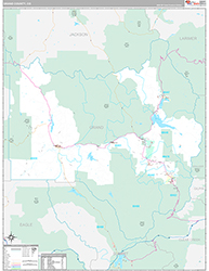 Grand County Wall Map Premium Style 2026