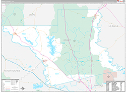 Grant County Wall Map Premium Style 2026