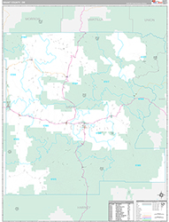 Grant County Wall Map Premium Style 2026