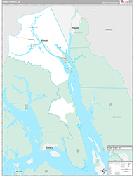 HainesBorough (County), AK Wall Map Premium Style 2026