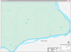 Hardin County, IL Wall Map Premium Style 2026