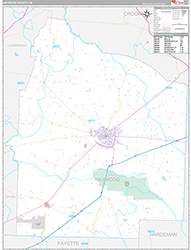 Haywood County Wall Map Premium Style 2026