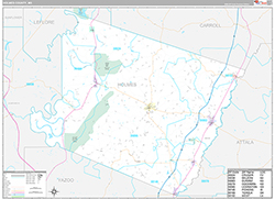 Holmes County Wall Map Premium Style 2026