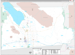 Imperial County, CA Wall Map Premium Style 2024