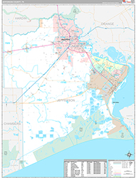 Jefferson County Wall Map Premium Style 2026