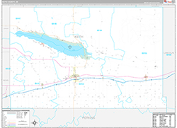 Keith County Wall Map Premium Style 2026