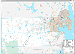 Kent County Wall Map Premium Style 2026