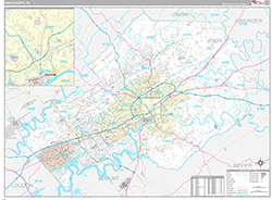 Knox County Wall Map Premium Style 2026