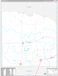 Knox County Wall Map Premium Style 2026