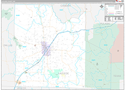 Laclede County Wall Map Premium Style 2026