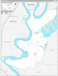 Lake County Wall Map Premium Style 2026
