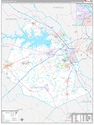 Lexington County Wall Map Premium Style 2026