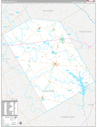 Limestone County Wall Map Premium Style 2026