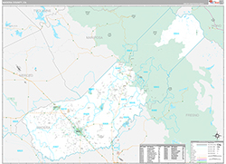 Madera County, CA Wall Map Premium Style 2026