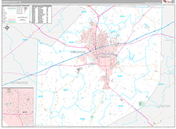 Madison County Wall Map Premium Style 2026