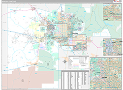 Maricopa County Wall Map Premium Style 2026