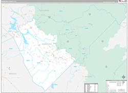 Mariposa County, CA Wall Map Premium Style 2026