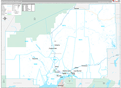 Matanuska-Susitna County Wall Map Premium Style 2026