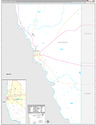 Maverick County Wall Map Premium Style 2026