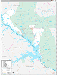 McCormick County Wall Map Premium Style 2026
