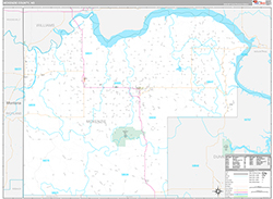 McKenzie County Wall Map Premium Style 2026
