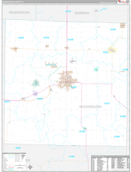 Mcdonough Premium<br>Wall Map