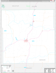 Mercer County, MO Zip Code Map