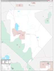 Mineral County, NV Zip Code Map