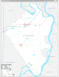 Mississippi County, MO Zip Code Map