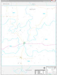 Motley County Wall Map Premium Style 2026