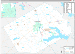 navarro tx county zip code maps map premium coverage