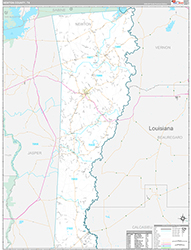Newton County Wall Map Premium Style 2026