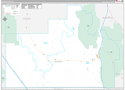 Oneida County, ID Wall Map Premium Style 2026