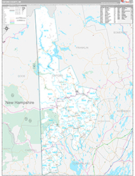 Oxford County Wall Map Premium Style 2026