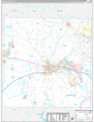 Parker County Wall Map Premium Style 2026