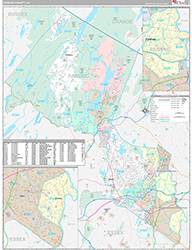 Passaic County Wall Map Premium Style 2026