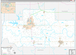 Payne County Wall Map Premium Style 2026