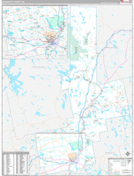 Penobscot County Wall Map Premium Style 2026