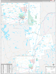 Penobscot County, ME Wall Map Premium Style 2024