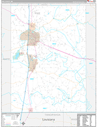 Pike County Wall Map Premium Style 2026