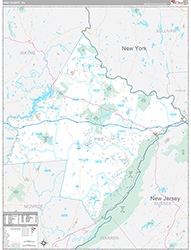 Pike County Wall Map Premium Style 2026