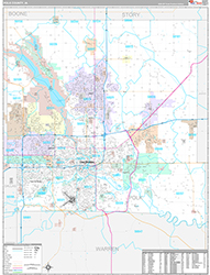 Polk County, IA Wall Map Premium Style 2026