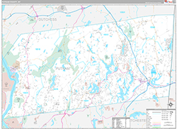 Putnam County Wall Map Premium Style 2026