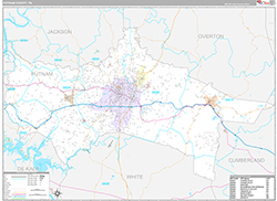 Putnam County Wall Map Premium Style 2026