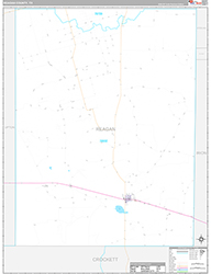 Reagan County Wall Map Premium Style 2026