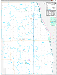 Richland County Wall Map Premium Style 2026