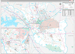 Richland County Wall Map Premium Style 2026