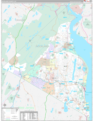 Rockland County, NY Wall Map Premium Style 2024